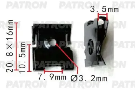 PATRON P371536 Скоба металлическая