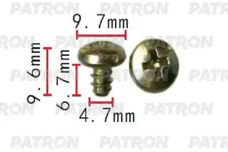 PATRON P371546 Шуруп металлический