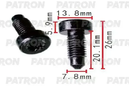 PATRON P371593 Винт металлический