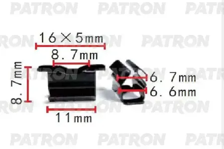 PATRON P371611 Скоба металлическая