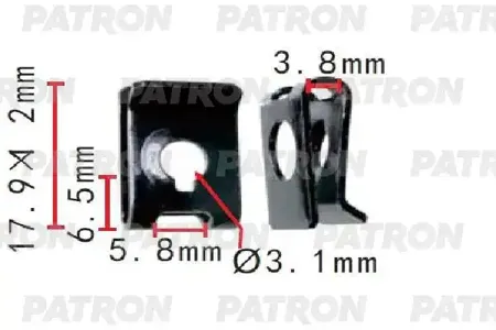 PATRON P371612 Скоба металлическая