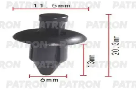 PATRON P371723 Клипса Nissan применяемость: внутренняя отделка