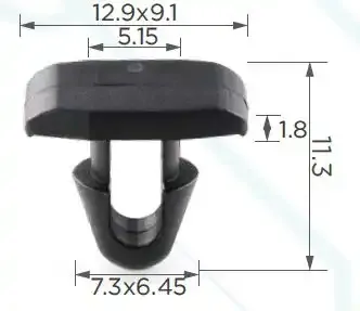 PATRON P371800 Клипса автомобильная [упаковка 10 штук]
