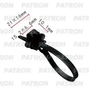 PATRON P372079 Клипса - хомут  проводки Toyota 4.7x150 mm универсальный