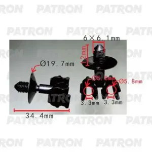 PATRON P372116 Держатель пластмассовый