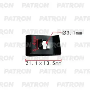 PATRON P372145 Скоба крепежная VW  самореза T=21.1, F=13.5