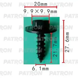 PATRON P372149 Саморез 6.1x27.6 универсальный