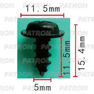 PATRON P372185 Саморез 5x15.4 универчальный