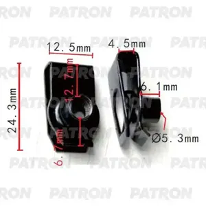 PATRON P372197 Вставка под винт Toyota  под винт M6 T=24.3, F=12.5, H=4.5