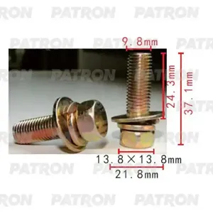 PATRON P372225 Болт 10x24 с дюймовой резьбой