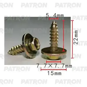PATRON P372232 Саморез 5.4x22mm универсальный