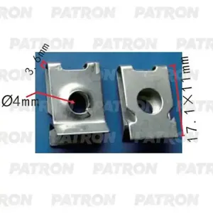 PATRON P372234 Вставка под винт пластмассовая