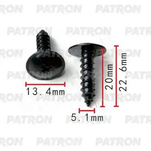 PATRON P372257 Саморез 5.1x22.6 универсальный