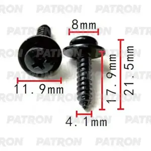 PATRON P372261 Саморез 4.1x21.5mm универсальный
