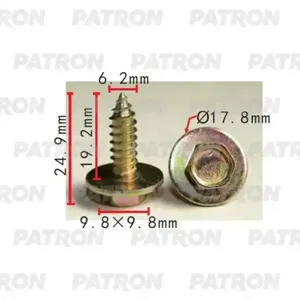 PATRON P372263 Саморез Применяемость: Саморез 6.2x24.9mm HONDA Nissan Toyota