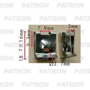 PATRON P372319 Клипса металлическая VAG