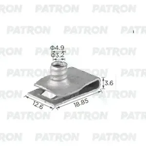 PATRON P372390 Клипса автомобильная [упаковка 10 штук]