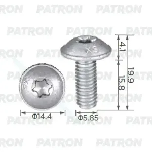 PATRON P372405 Клипса автомобильная [упаковка 10 штук]