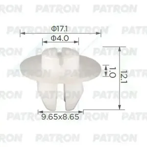 PATRON P372418 Скоба пластиковая