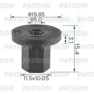 PATRON P372421 Гайка пластмассовая