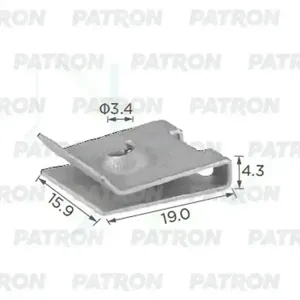 PATRON P372428 Скоба металлическая