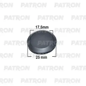 PATRON P372821T ВЫВЕДЕНО ИЗ АССОРТИМЕНТА Заглушка универсальная 25X17.5мм
