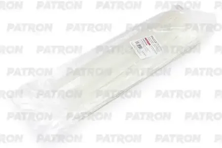 PATRON P48350W Хомут 4.8 х 350 MM 100 шт NYLON 6.6 белые пластиковых (компл.)