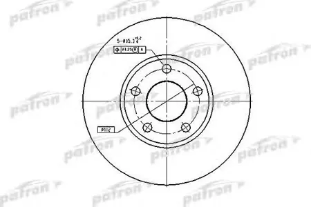 PATRON PBD2650 Диск тормозной