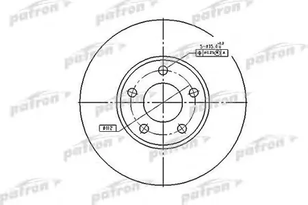 PATRON PBD2652 Диск тормозной