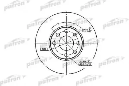 PATRON PBD4042 Диск тормозной
