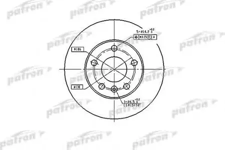 PATRON PBD4051 Диск тормозной