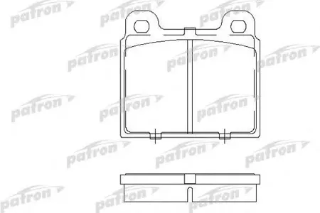 PATRON PBP084 Колодки торм.