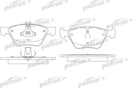 PATRON PBP1050 Колодки Chrysler CROSSFIRE 03-, CROSSFIRE Roadster 04-,