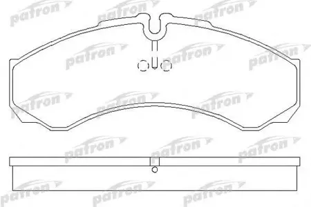 PATRON PBP1102 Колодки торм. Iveco Daily 85- перед.