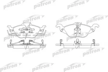 PATRON PBP1293 Колодки Opel Astra G 98-05, Astra G 01-05,