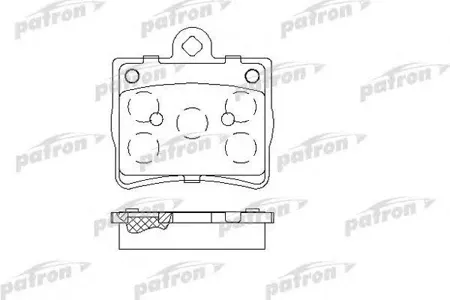 PATRON PBP1310 Колодки торм.задние Mercedes C-CLASS 93-00