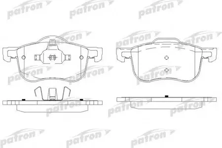 PATRON PBP1382 Колодки торм. Volvo S80 98- перед.