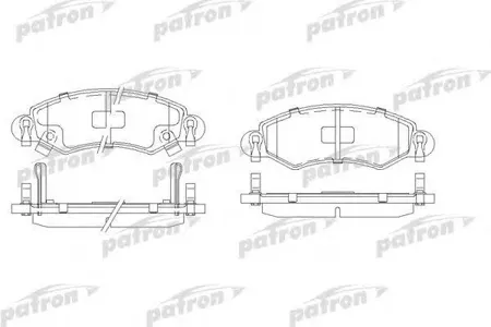 PATRON PBP1423 Колодки торм.