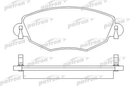 PATRON PBP1425 Колодки Ford Mondeo III 00-, Mondeo III седан 00-, Mondeo III универсал 00-, Jaguar X-TYP