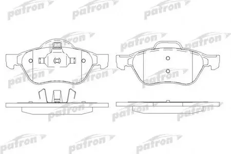 PATRON PBP1440 Колодки  Renault  Laguna II 01-, Laguna II Grand tour 01-