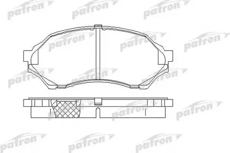 PATRON PBP1455 Колодки торм.