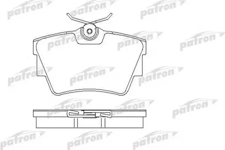 PATRON PBP1516 Колодки торм. Opel Vivaro 01- задн.