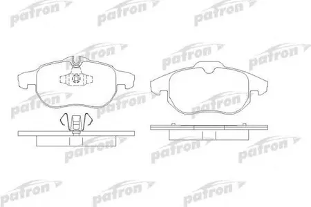 PATRON PBP1520 Колодки Opel Signum 03-, Vectra C 02-, Vectra C GTS 02-,