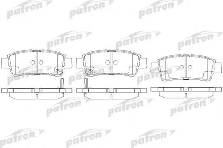 PATRON PBP1530 Колодки торм.