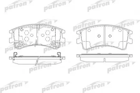 PATRON PBP1619 Колодки торм. Mazda 6 02- перед.