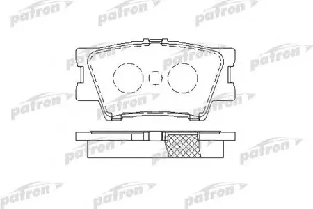 PATRON PBP1892 Колодки торм.задние Toyota Camry 06 Rav 4 2.43.5i2.4D 4WD 06> Lexus ES (V4) 3.5