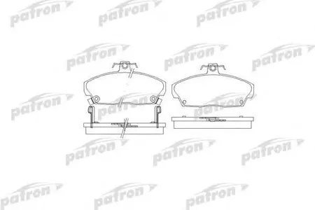 PATRON PBP613 Колодки торм. Honda Civic 1.4-1.8 94-05 передние SemiMetallic