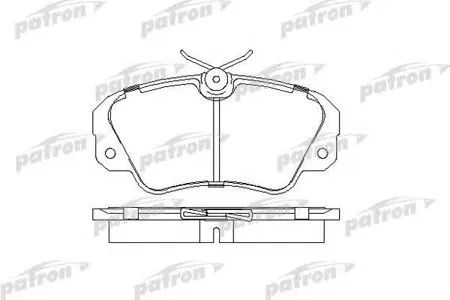 PATRON PBP686 Дисковые тормозные колодки