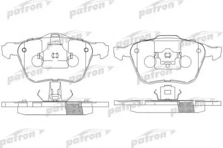 PATRON PBP7008 Колодки торм.