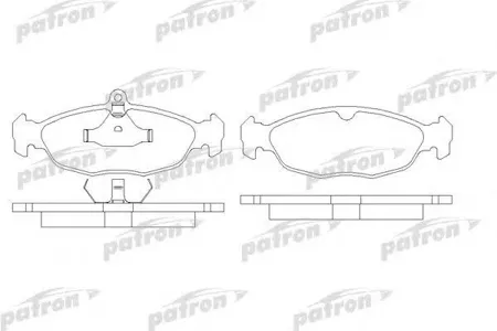 PATRON PBP732 Колодки торм.